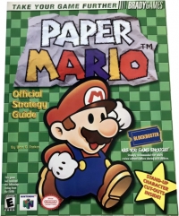 Paper Mario Official Strategy Guide (Blockbuster) Box Art