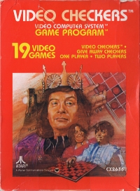 Video Checkers (1980 / Limited Ninety Day Warranty) Box Art