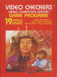 Video Checkers (1986) Box Art