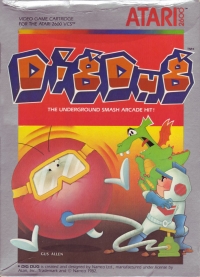 Dig Dug (1983) Box Art