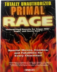 Totally Unauthorized Primal Rage Box Art