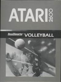 RealSports Volleyball (1986) Box Art