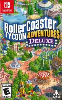 RollerCoaster Tycoon Adventures Deluxe Box Art