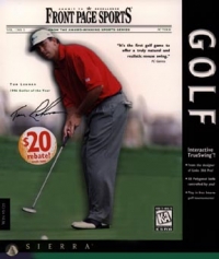 Front Page Sports: Golf Box Art
