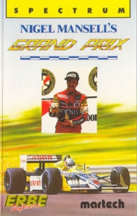 Nigel Mansell's Grand Prix (cassette) Box Art