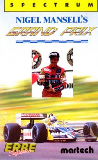 Nigel Mansell's Grand Prix (cassette / SE 387) Box Art