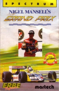 Nigel Mansell's Grand Prix (cassette / SLS 226) Box Art