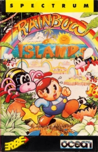 Rainbow Islands (black cover) [ES] Box Art