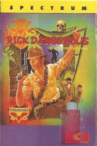 Rick Dangerous (small case / pink spine) Box Art