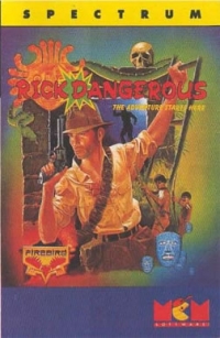 Rick Dangerous (small case / white spine) Box Art