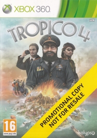 Tropico 4 (Not for Resale) Box Art