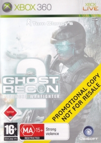 Tom Clancy's Ghost Recon: Advanced Warfighter 2 (Not for Resale) Box Art