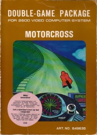 Double-Game Package:  Motorcross / See Saw Box Art