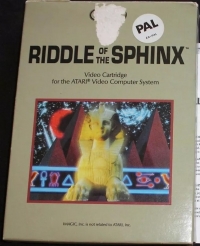 Riddle of the Sphinx (white label) Box Art