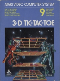 3-D Tic-Tac-Toe (picture label) Box Art