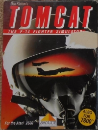 Dan Kitchen's Tomcat: The F-14 Fighter Simulator (Salu cartridge) Box Art