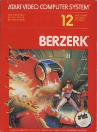 Berzerk (1985) Box Art