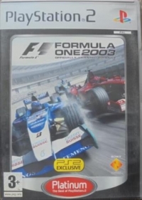 Formula 1 2003 - Platinum [NL] Box Art
