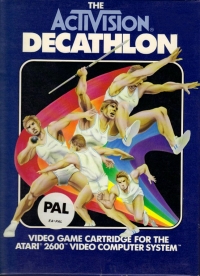 Activision Decathlon, The (white label) Box Art