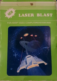 Laser Blast (green box) Box Art