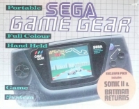 Sega Game Gear - Sonic the Hedgehog 2 / Batman Returns Box Art