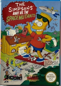 Simpsons, The: Bart vs. the Space Mutants (Round Seal) Box Art