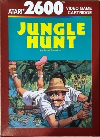 Jungle Hunt (red box / silver cart) Box Art