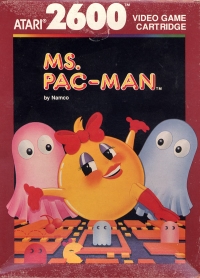 Ms. Pac-Man (red box) Box Art