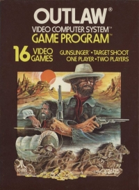 Outlaw (1978 / CX-2605-P cartridge) Box Art