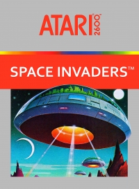 Space Invaders (silver label) Box Art