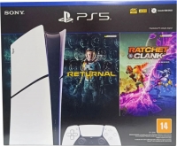 Sony PlayStation 5 Edição Digital CFI-2014 - Returnal / Ratchet & Clank: Em Uma Outra Dimensão Box Art