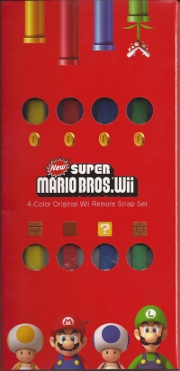 Nintendo 4-Color Original Wii Remote Strap Set Box Art