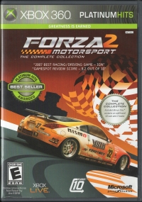 Forza Motorsport 2 - Platinum Hits (Greatness is Earned) Box Art