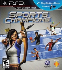 Sports Champions (BCUS-98262 / PlayStation Network logo) Box Art