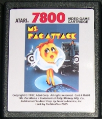 Ms. Pac-Attack Box Art