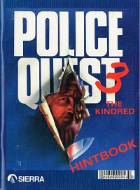 Police Quest 3: The Kindred Hintbook Box Art