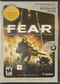 F.E.A.R.: First Encouter Assault Recon (Bonus DVD) Box Art