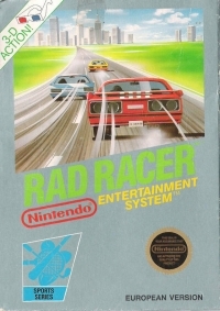 Rad Racer (European Version) [FI][SE] Box Art