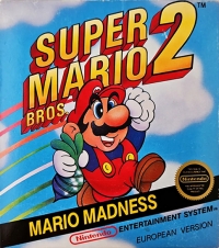 Super Mario Bros. 2 (European Version) [FI][NO][SE] Box Art