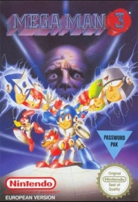 Mega Man 3 (European Version) Box Art