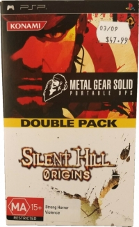 Metal Gear Solid: Portable Ops / Silent Hill: Origins Box Art