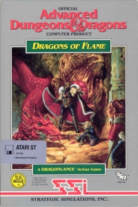 Advanced Dungeons & Dragons: Dragons of Flame Box Art