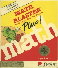 Math Blaster Plus! Box Art