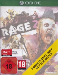 Rage 2 (Not for Resale) Box Art