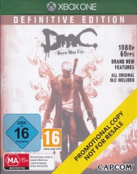 DmC: Devil May Cry: Definitive Edition (Not for Resale) Box Art