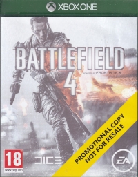 Battlefield 4 (Not for Resale) Box Art