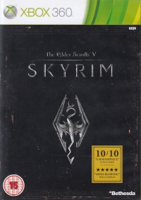 Elder Scrolls V, The: Skyrim (10/10 yellow) Box Art