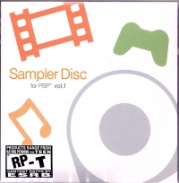 Sampler Disc for PSP Vol. 1 Box Art