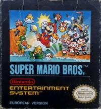 Super Mario Bros. (European Version / white oval Seal) Box Art