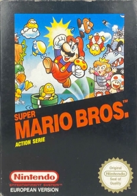 Super Mario Bros. (European Version / Action Serie / FRG-1) Box Art